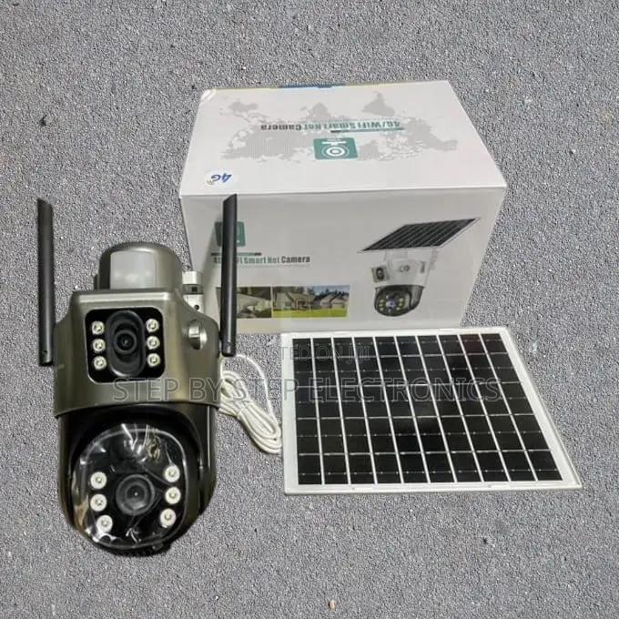 4g Sim Dual Lens View Outdoor Solar CCTV Security Surveillance Camera