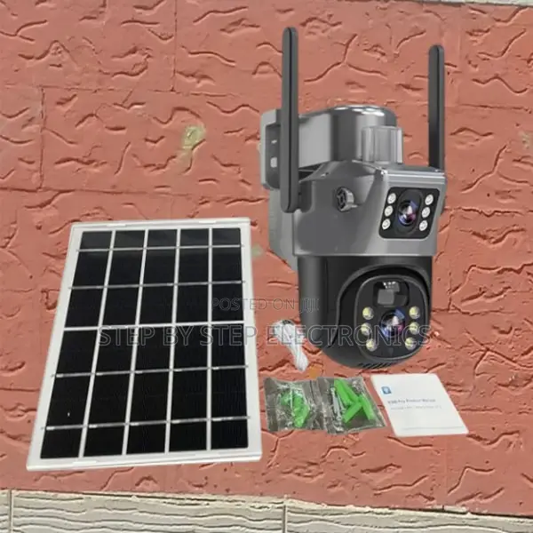 Dual Lens 4g Sim Solar CCTV Camera Outdoor- Remote App Control