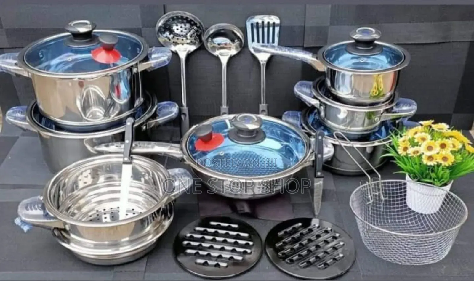 30pcs Marwa Stainless Steel Cookware