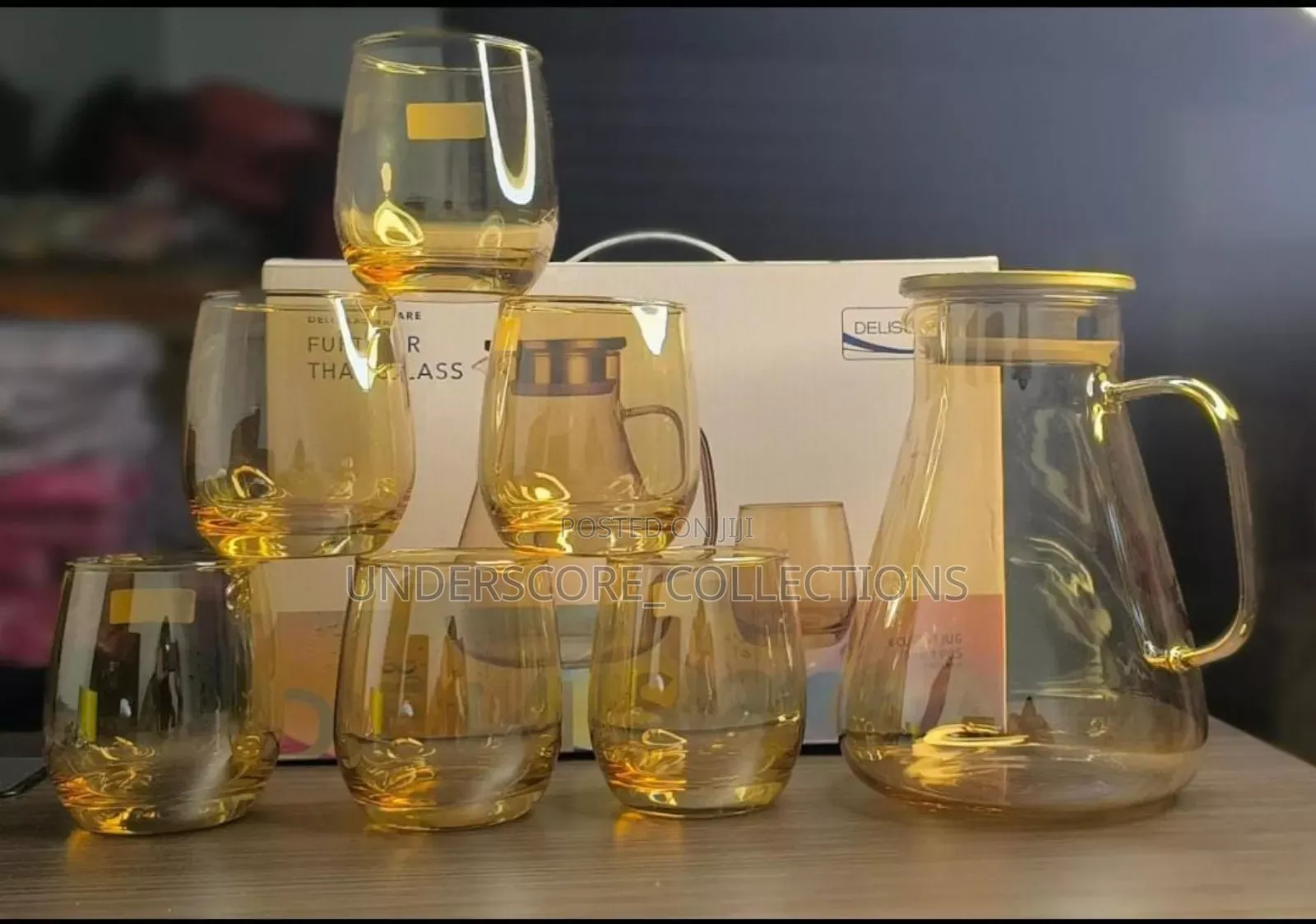 Golden Glass Set