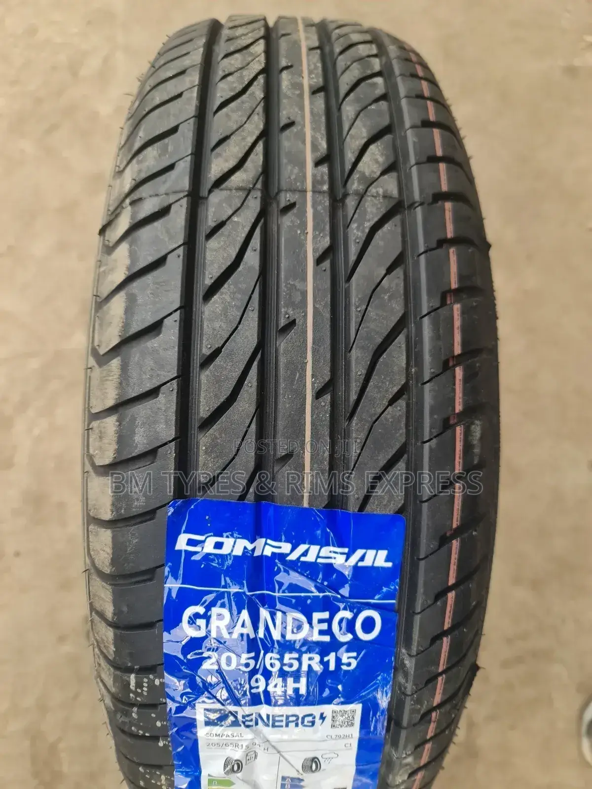 205 /65 R15 Compasal Tyres (Grandeco