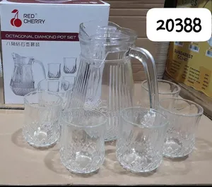 Red Cherry  Glass Set