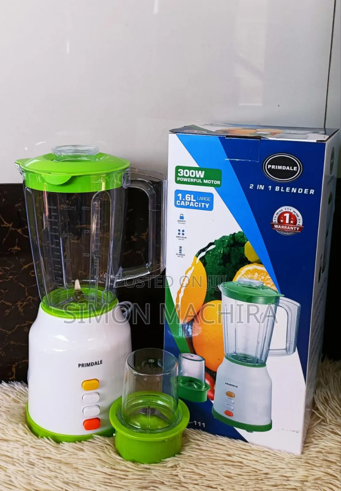 300w 2 in 1 Primdale Blender