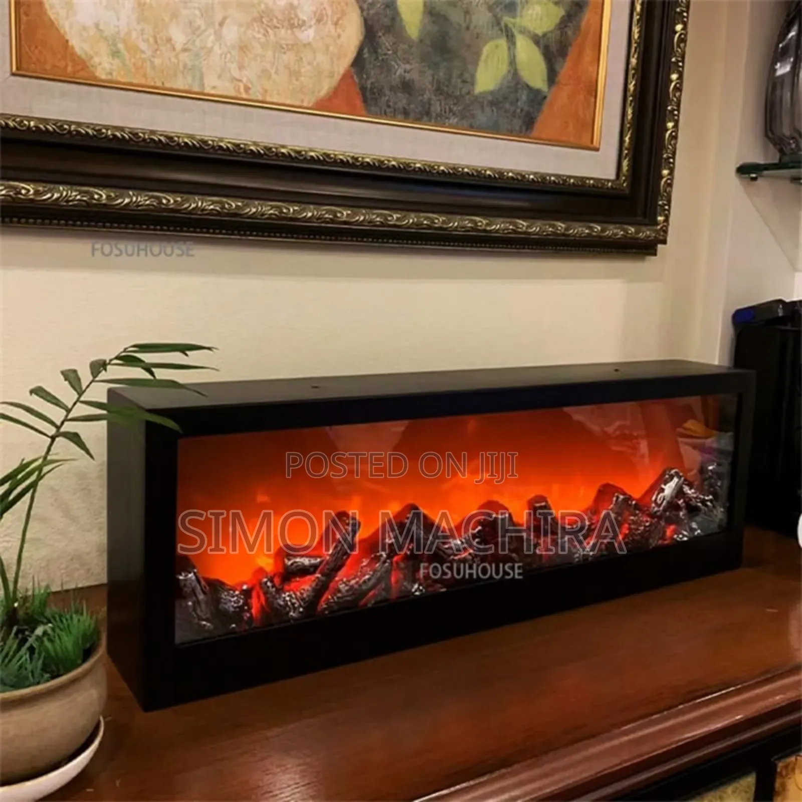 Fireplace Decorative Lantern Display Led Fireplace