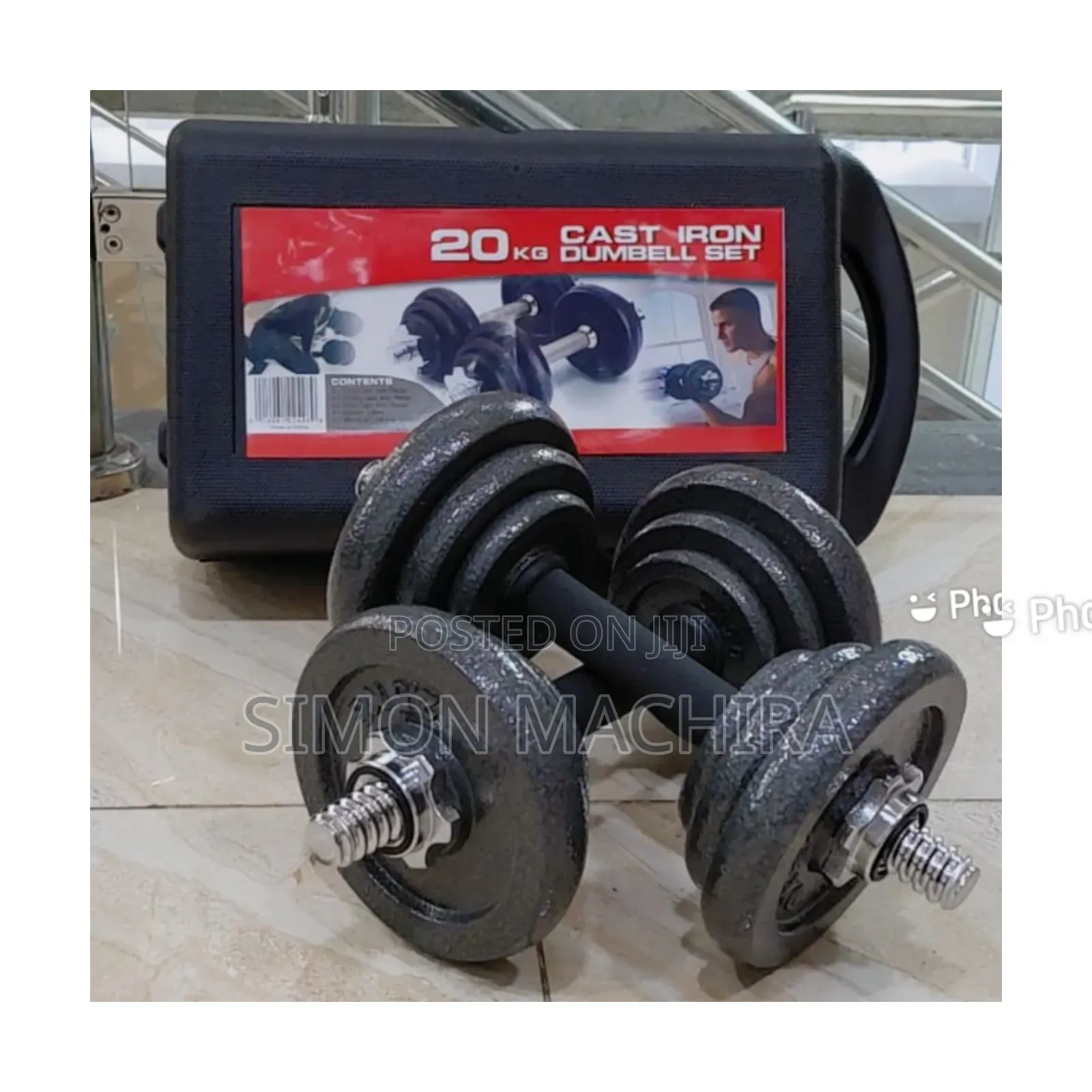 Adjustable 20kg Dumbell With a Case