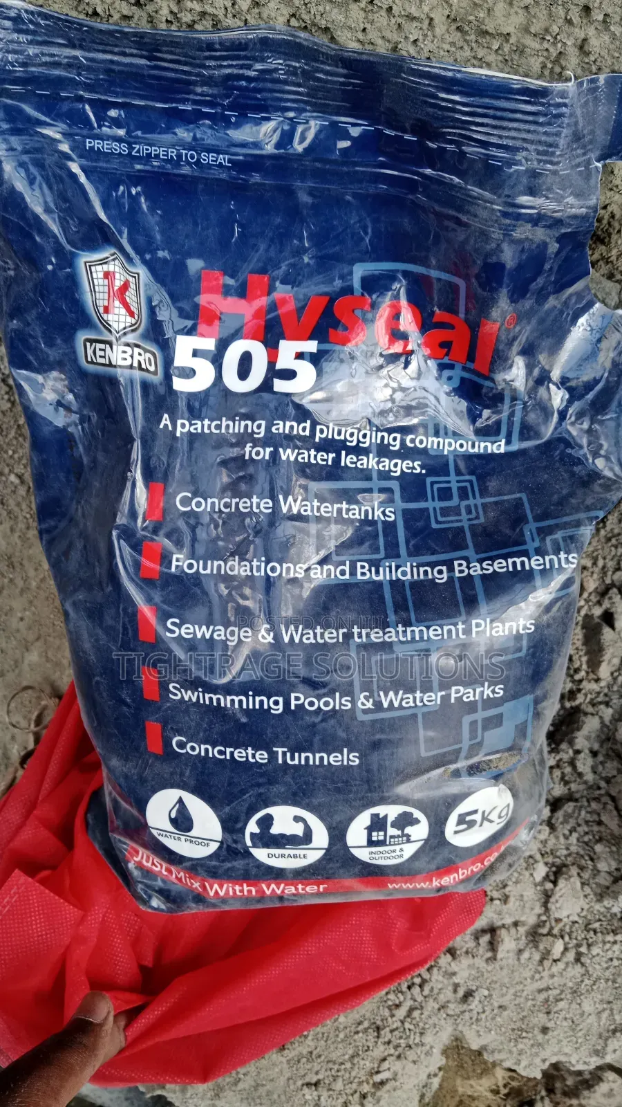 Water Leak Plug – Fast-Setting Water Leakage Plugging Mortar