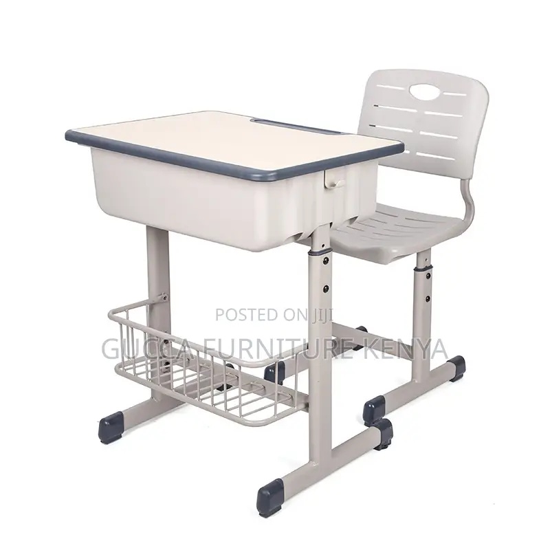 Kid's Desk: Adjustable Imported Kid's Class Room Desk With Storage