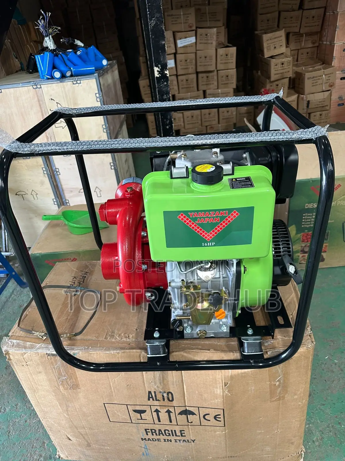 Yamazaki Japan 16hp 3 Inch High Pressure Water Pump 100m Head