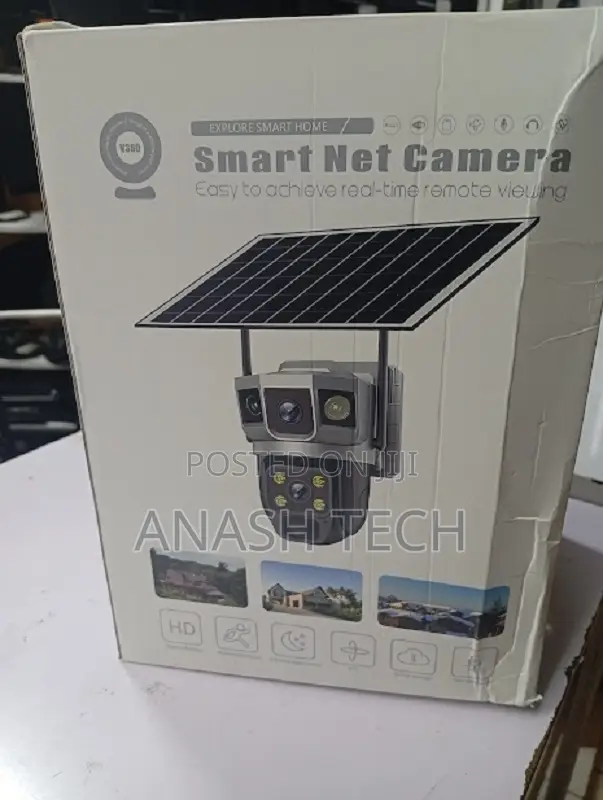 V380 Full Hd~ 4mp Dual Lens 4g Solar PTZ Camera