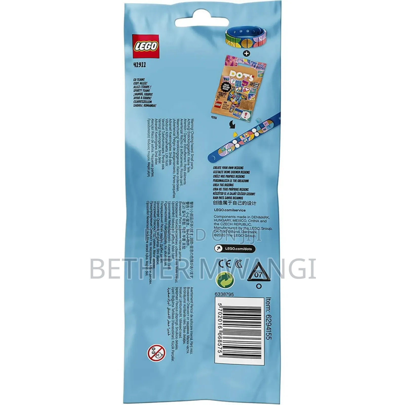 Lego 41911 - Dots Go Team! Bracelet in Kenya