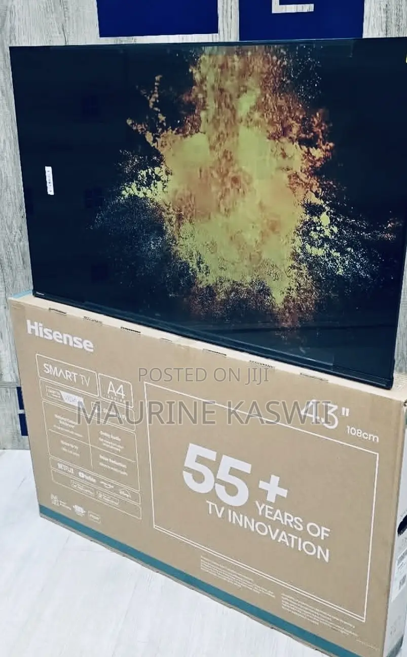 Hisense 43” A4 Smart FHD Tv (2025) Model Frameless