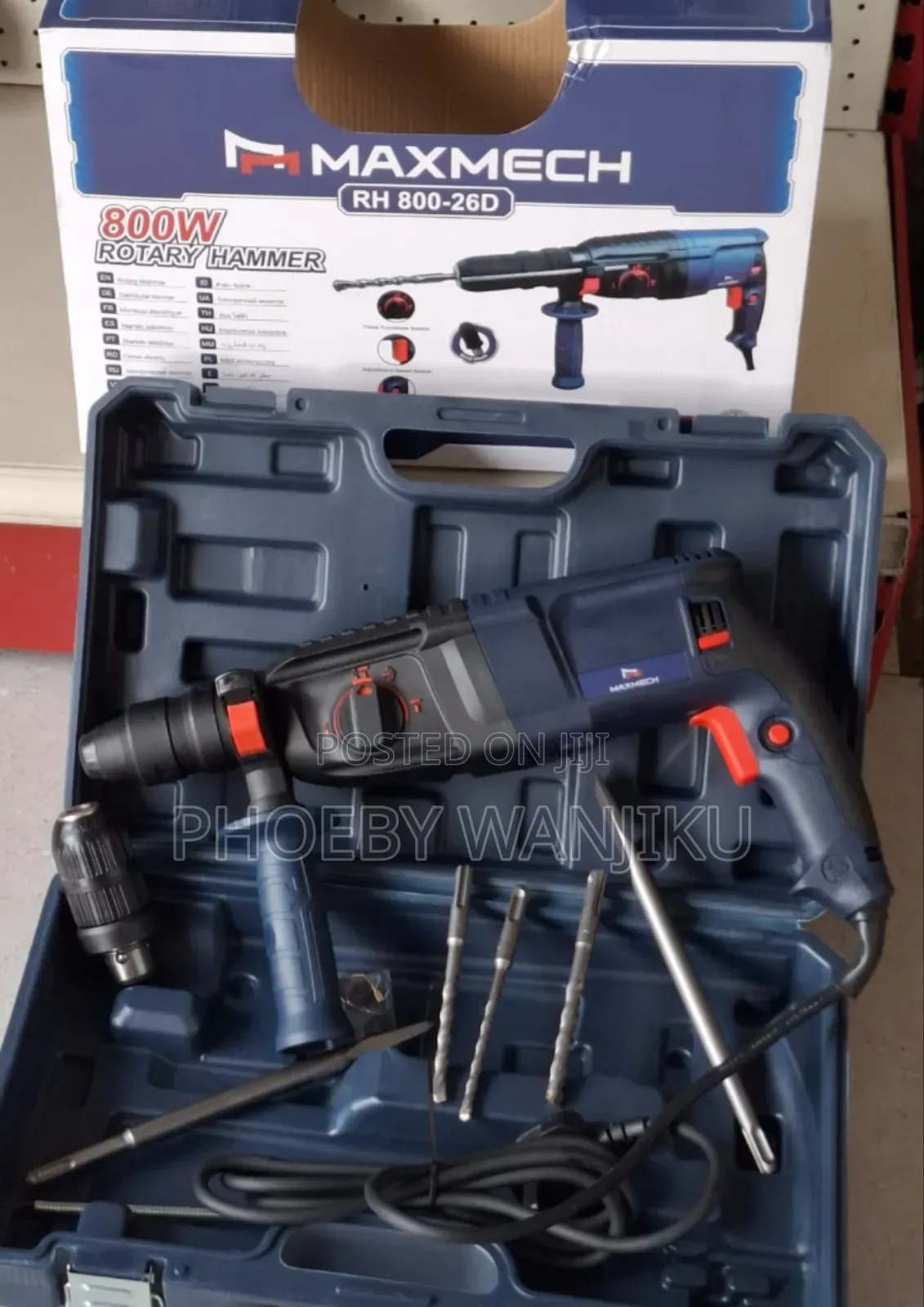 Maxmech Double Chuck Rotary Hammer