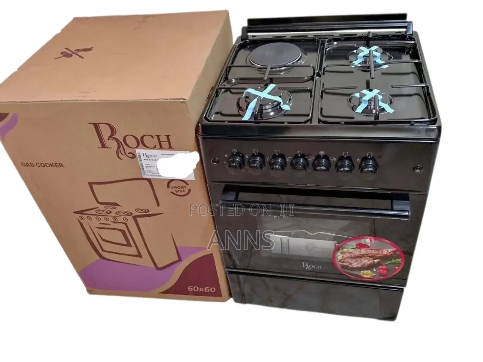 Roch 60 by 60 Standing Cooker With Electric Oven.