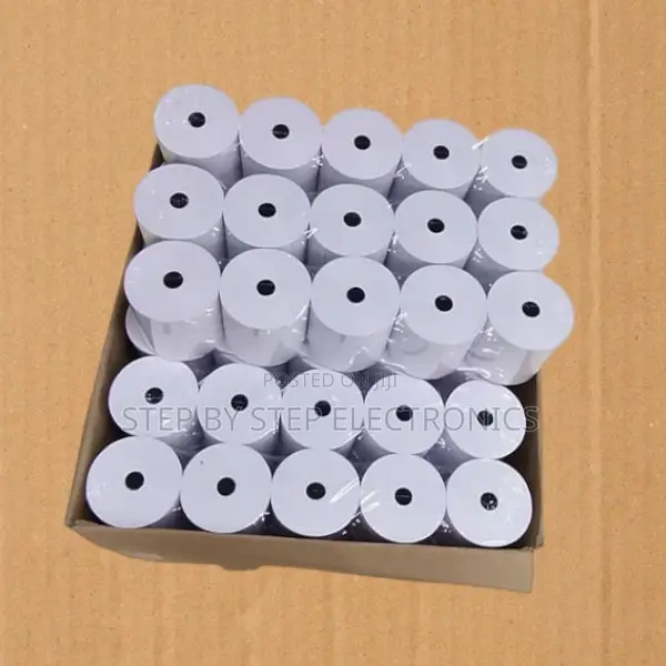 Full Box of 50 Thermal 80mm by 80mm Receipt Rolls for Pos