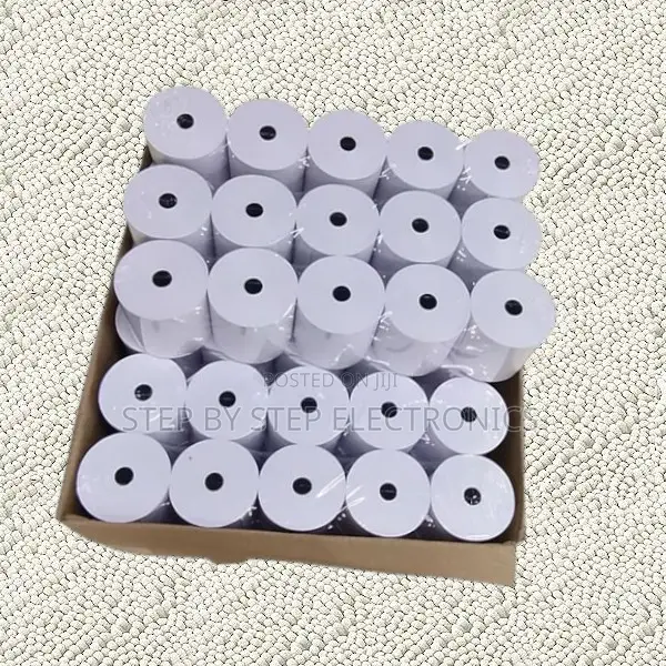 Long Lasting Use 80mmx80mm Pos Thermal Receipt Paper Rolls - 50pcs