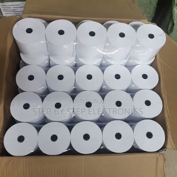 50 PCS/ Rolls Thermal Receipt Rolls 80mmx80mm Pos Paper - Full Box