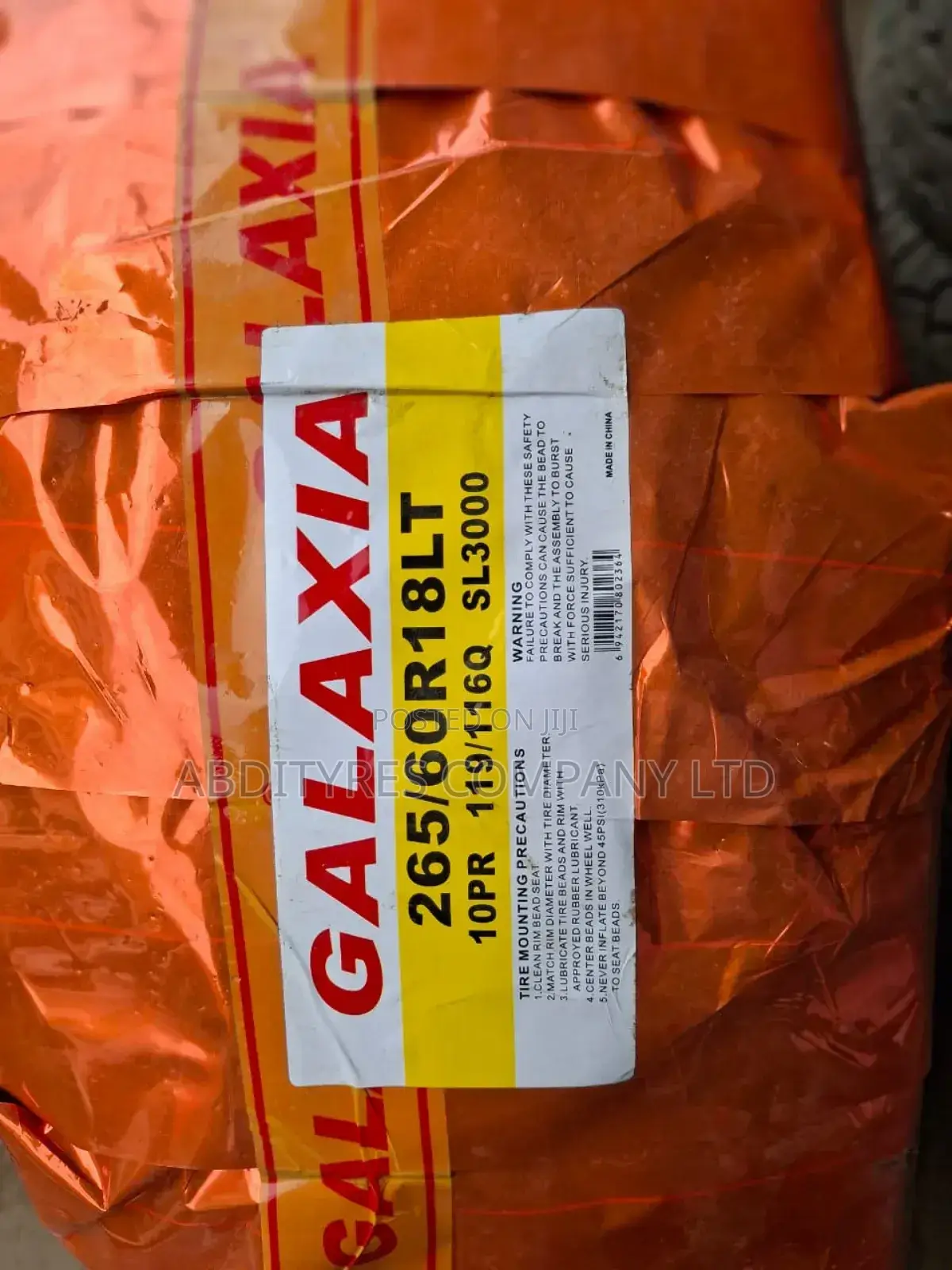 265/60r18 Galaxia Tires