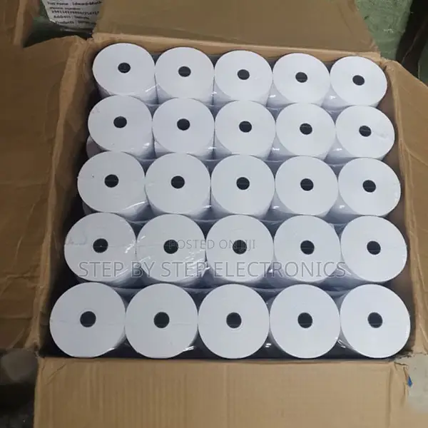 80mm by 80mm Thermal Receipt Paper – 50 Rolls for Cash Register Pos
