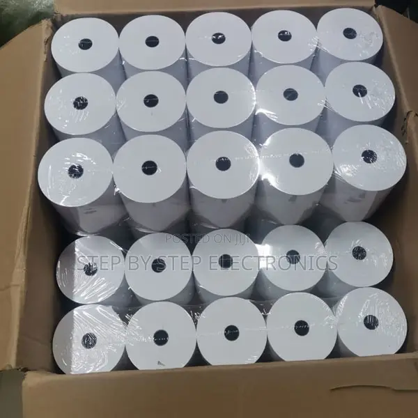 80mmx80mm Thermal Paper Rolls Pack of 50 for Pos Machines