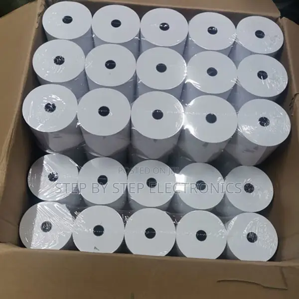 Super Quality 80mmx80mm Pos Thermal Receipt Paper- Box of 50 Rolls