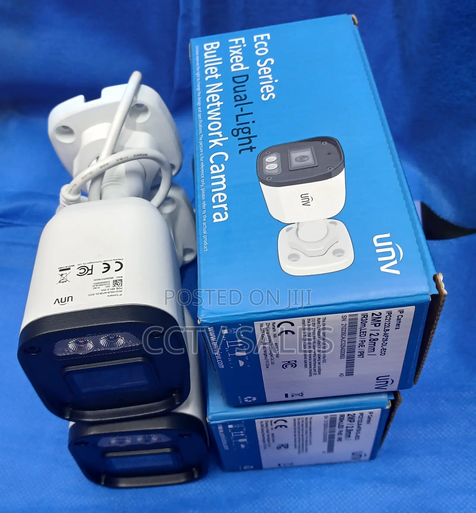 30m Distance Coverage Uniview Outdoor CCTV Bullet Camera With Audio