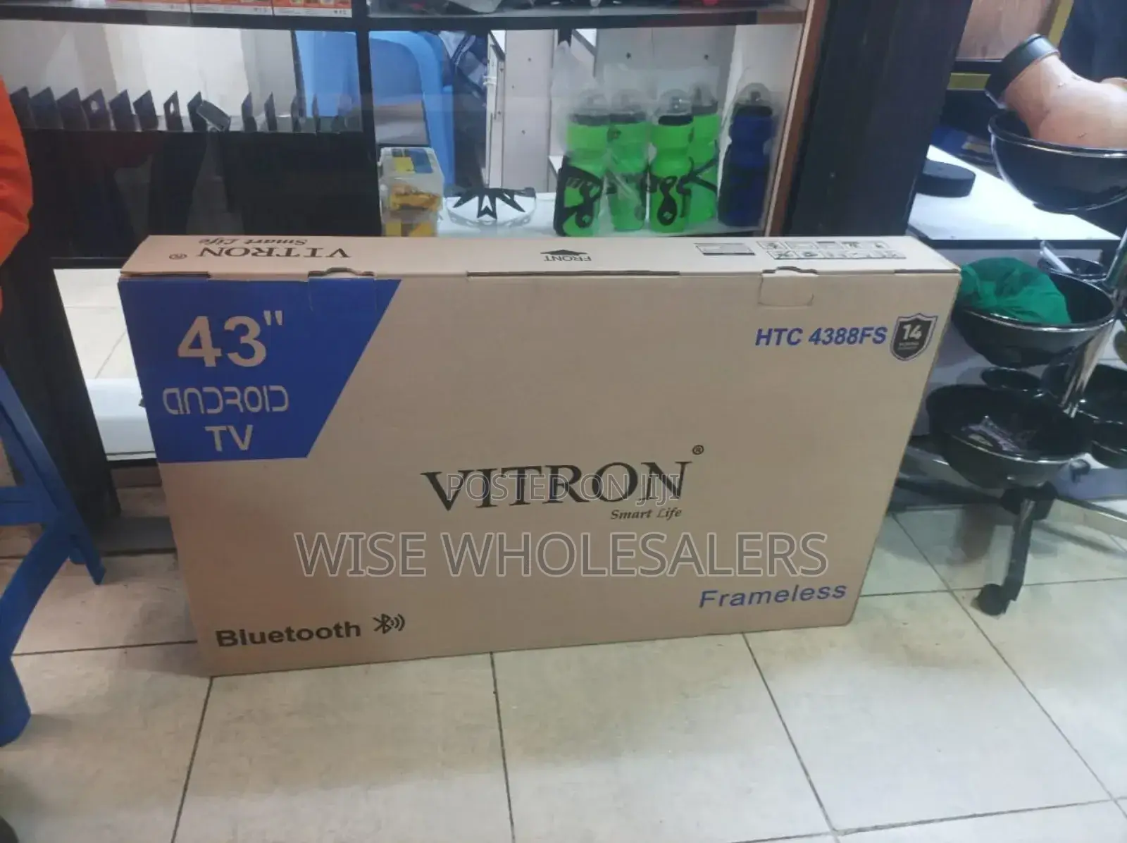 Vitron Smart Android Tv Frameless  43inch