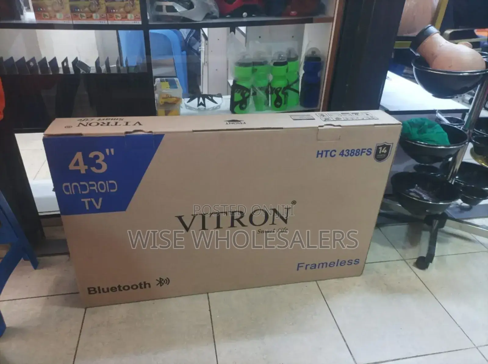 Vitron Smart Android Tv Frameless  43inch