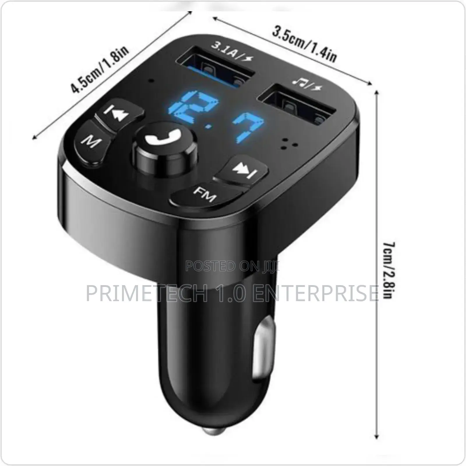 Car Charger With Pick Phone Button