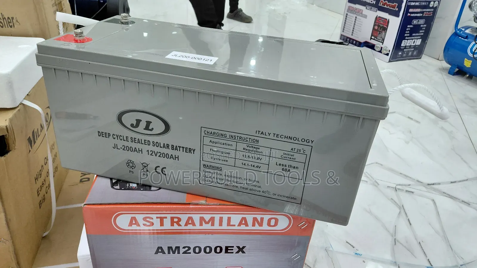 Jl 200ah Deep Cycle Solar Battery 12v