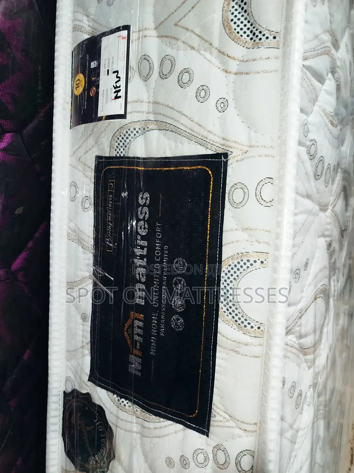 Brand New and Sealed! 5ft × 6ft 10inches Orthopedic Spring Mattress