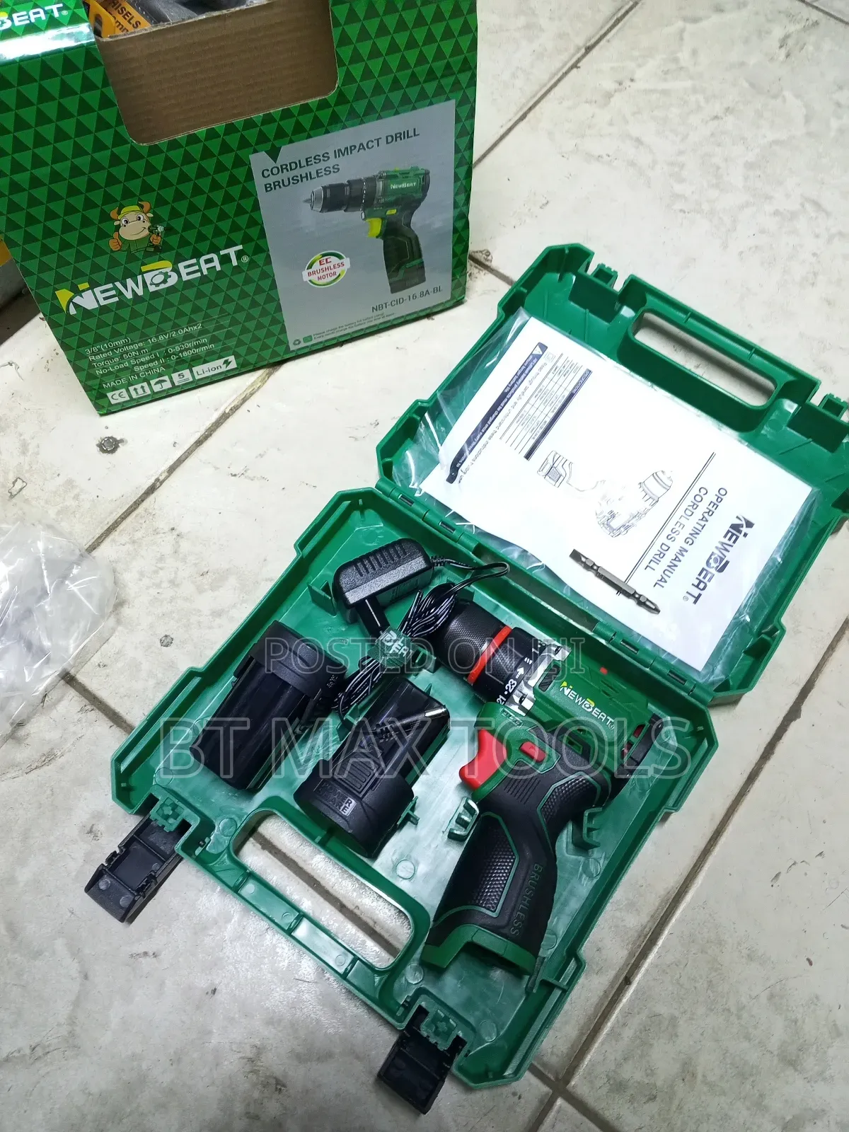 Newbeat Cordless Brushless Drill