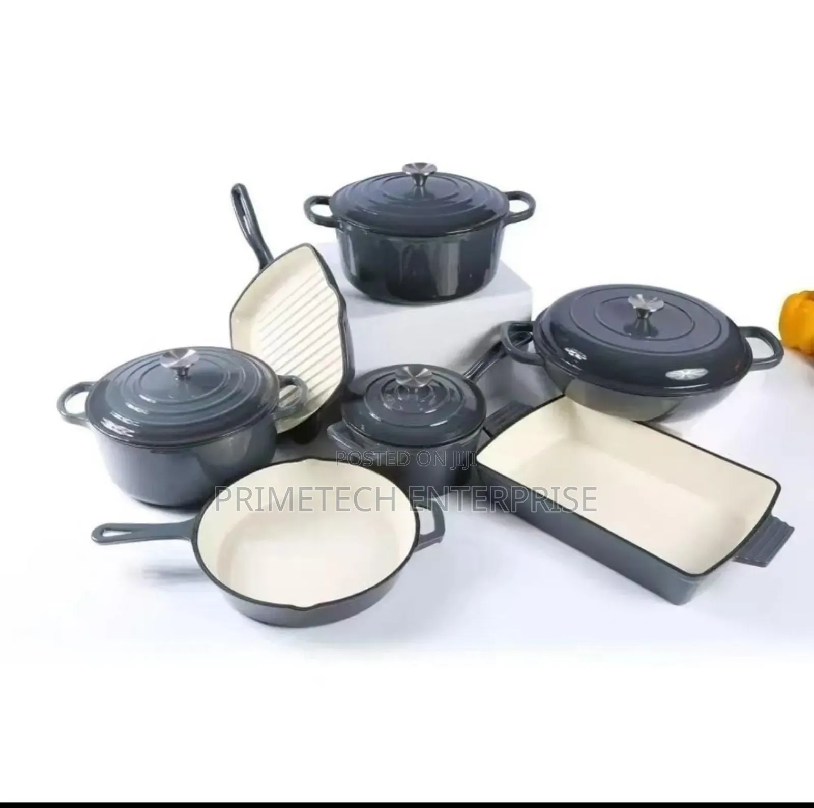 Cast Iron Cookware -Grey