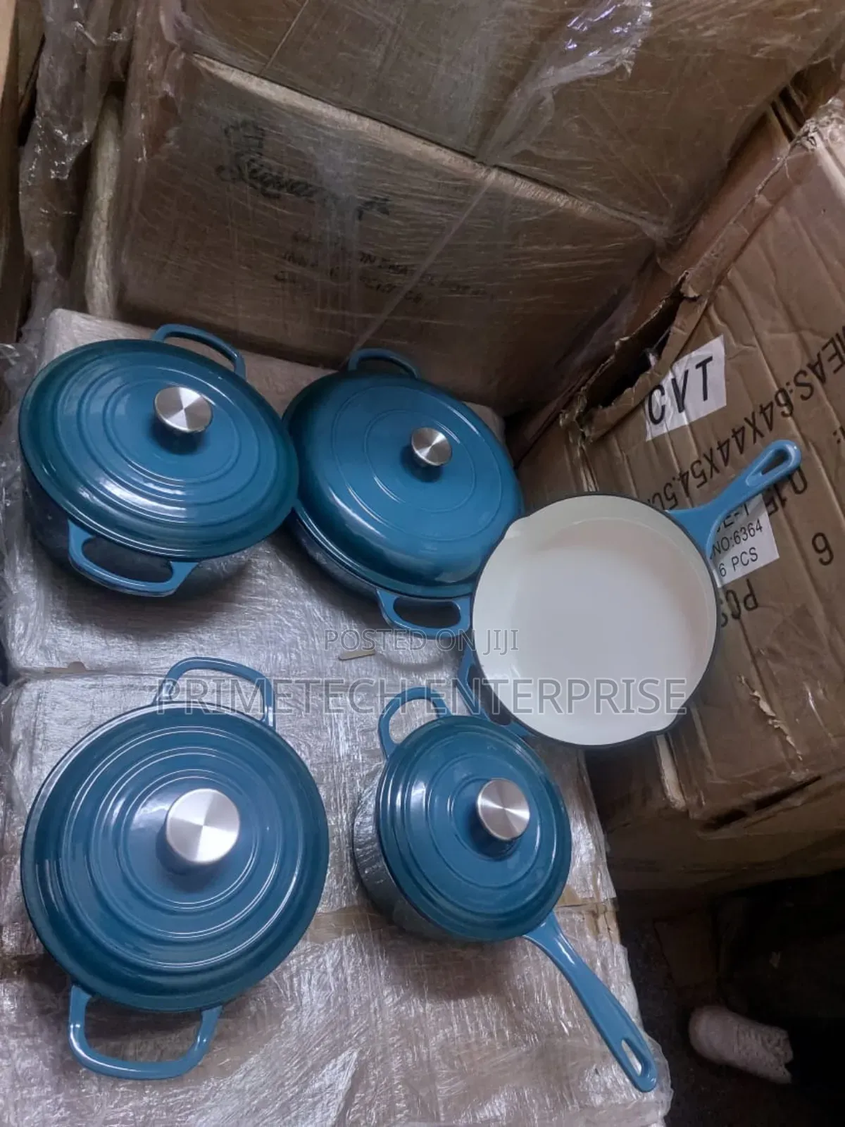 9pcs Cast Iron Cookware
