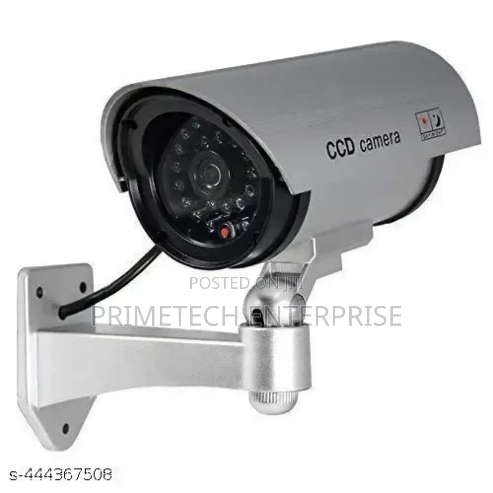 Fake Cctv Camera With Simulation Antena Red Led Light