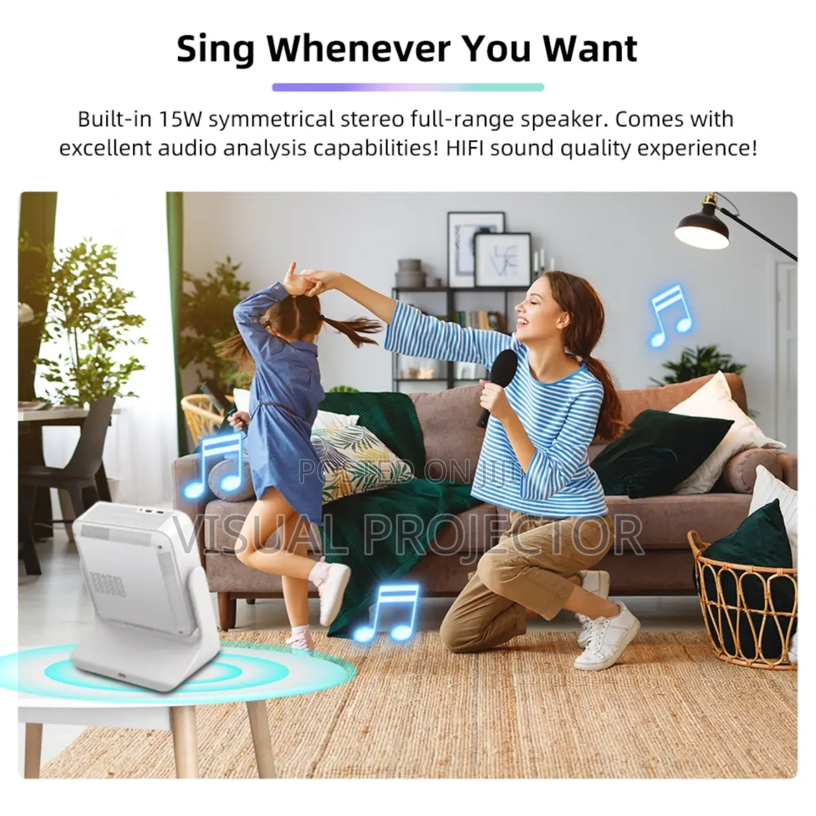 C3 Flick Android Projector With Display