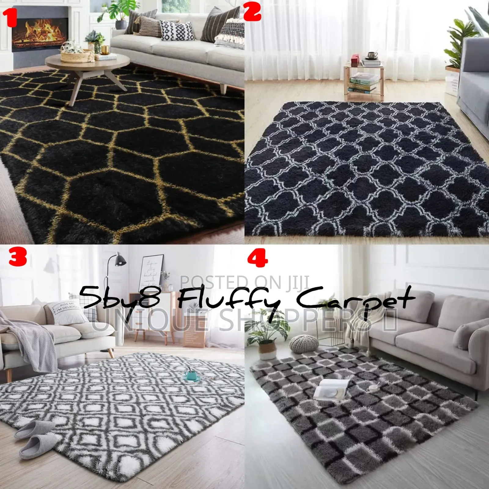 Pattern Fluffy Patterned Carpets*