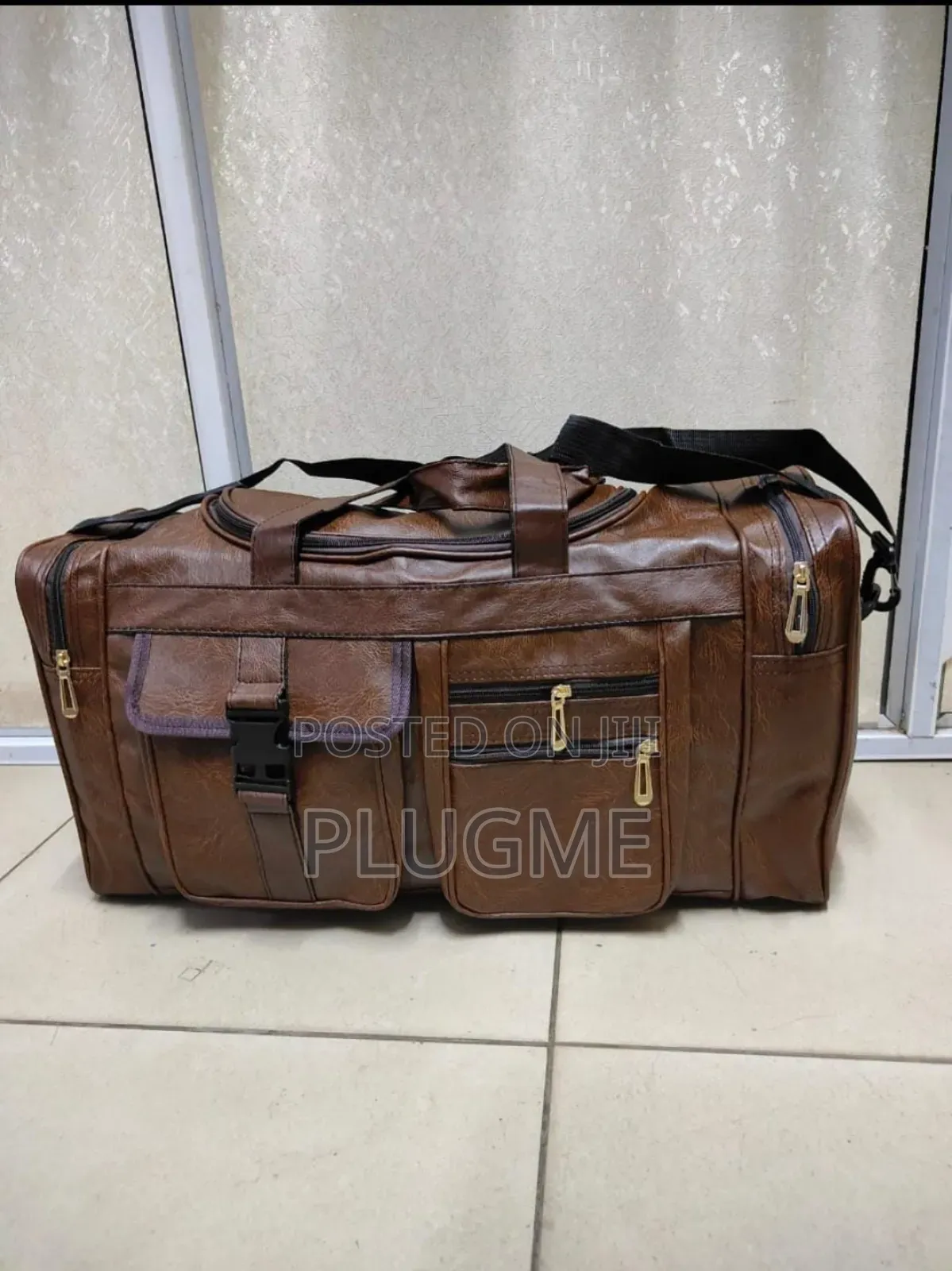 Pu Leather Travel Duffel Bag Duffle Travel Gym
