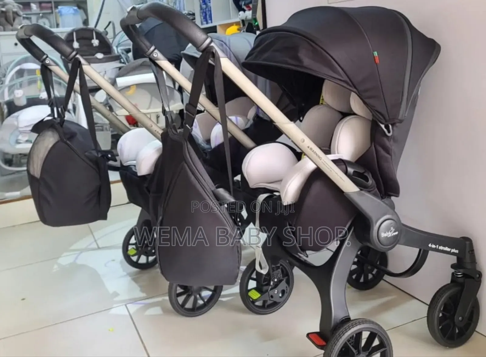 New Model 4 in 1 Baby Stroller (Stroller/Carry Cot/Carseat/Rocker)