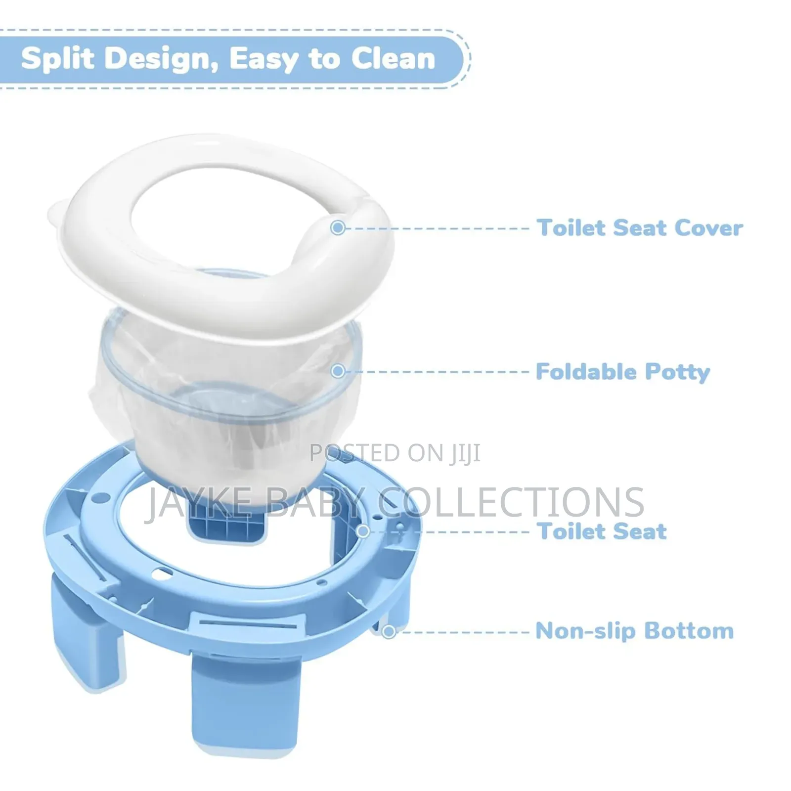 Kids Potty Chair – Portable Foldable Toilet Seat