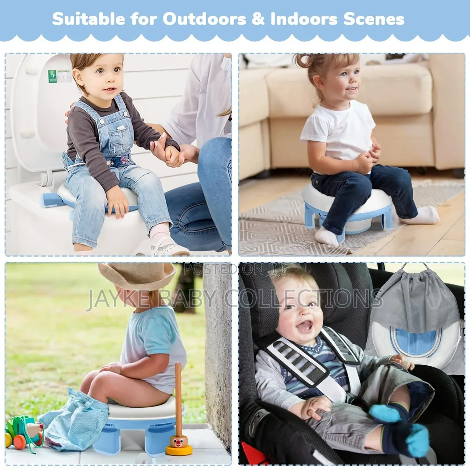 Kids Potty Chair – Portable Foldable Toilet Seat