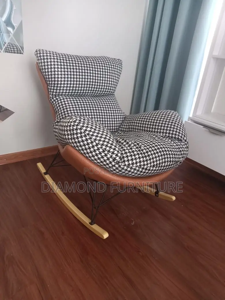 Rocking Chair; Luxurious Sleek Modern Rocking Chair