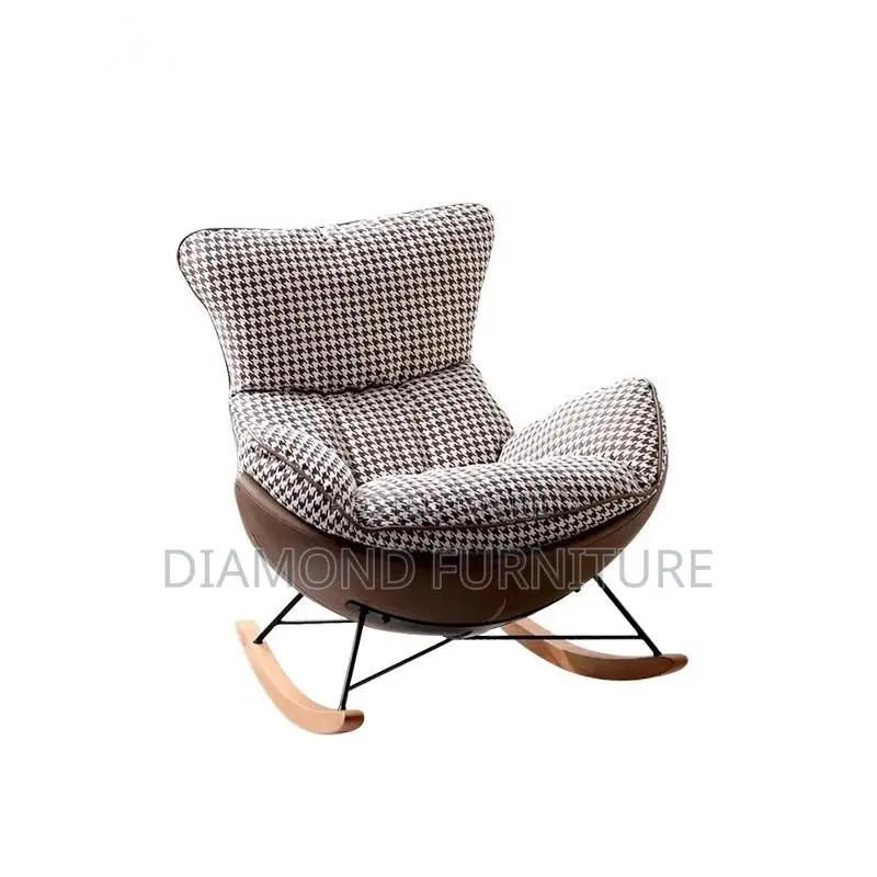 Rocking Chair; Luxurious Sleek Modern Rocking Chair