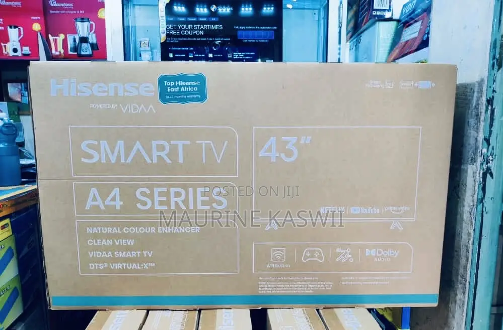 Hisense 43” Inch Smart Vida Full Hd (43 A4kken)