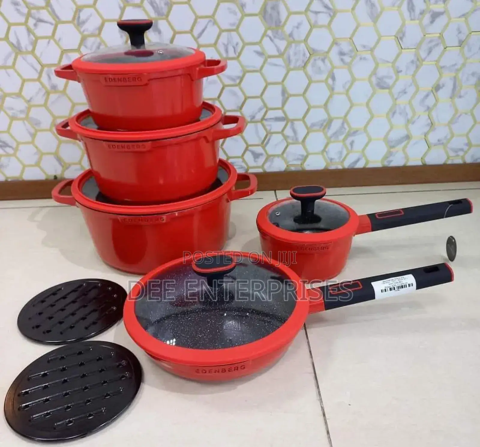 12pcs Edenberg Cookware Set