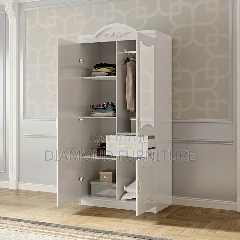 Wardrobe; Affordable 2 Door Wardrobe – Practical Storage Unit