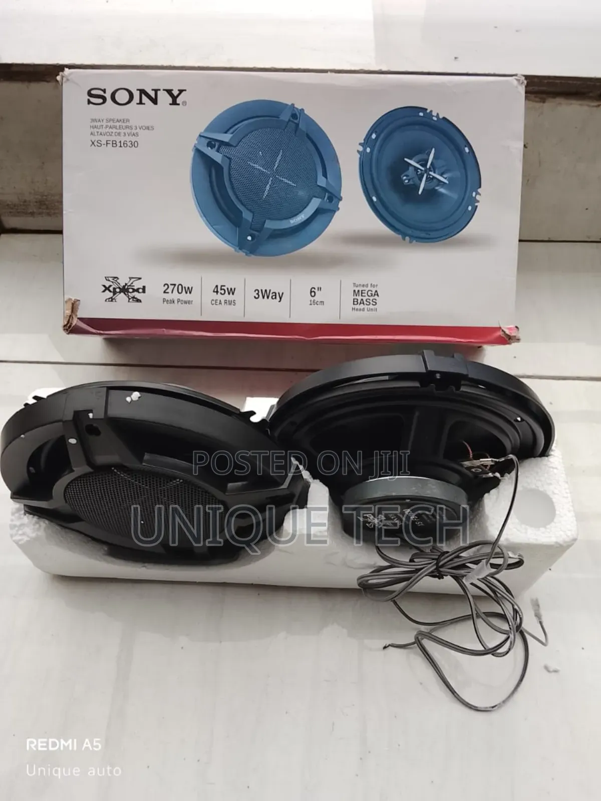 Sony X5-Fb1630 6 Inch 270w Door Speakers Car Stereo Upgrade