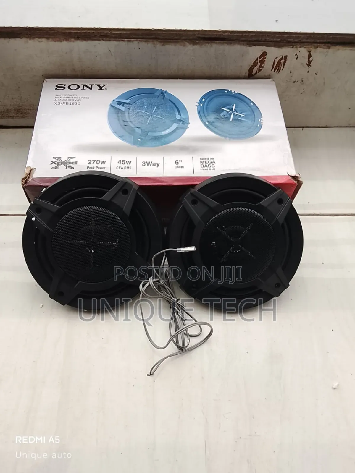 Sony 6" Door Speakers 270w X5-Fb1630 Premium Car Audio