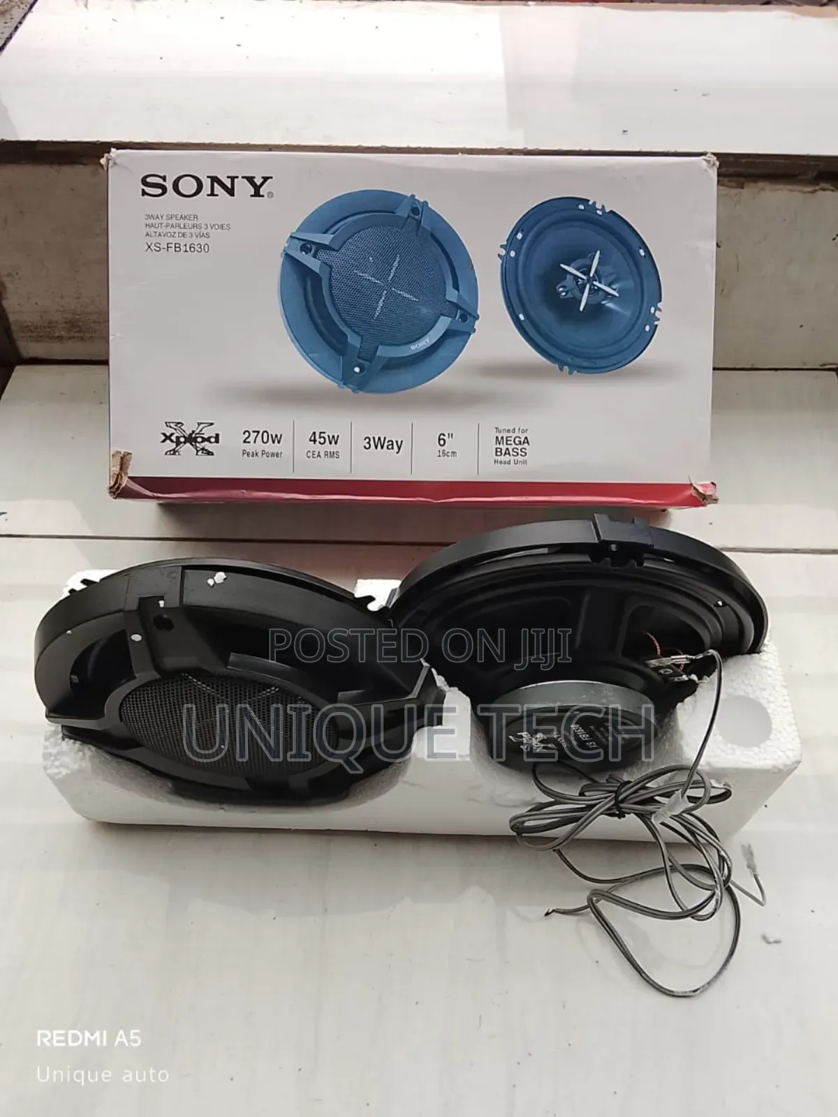 Sony 270w X5-Fb1630 6 Inch Door Speakers With Clear Sound
