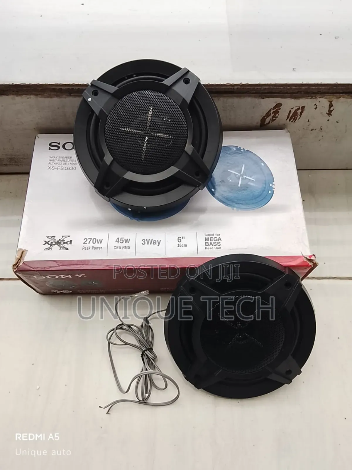 Sony 6 Inch 270w Door Speakers X5-Fb1630 Car Audio Upgrade