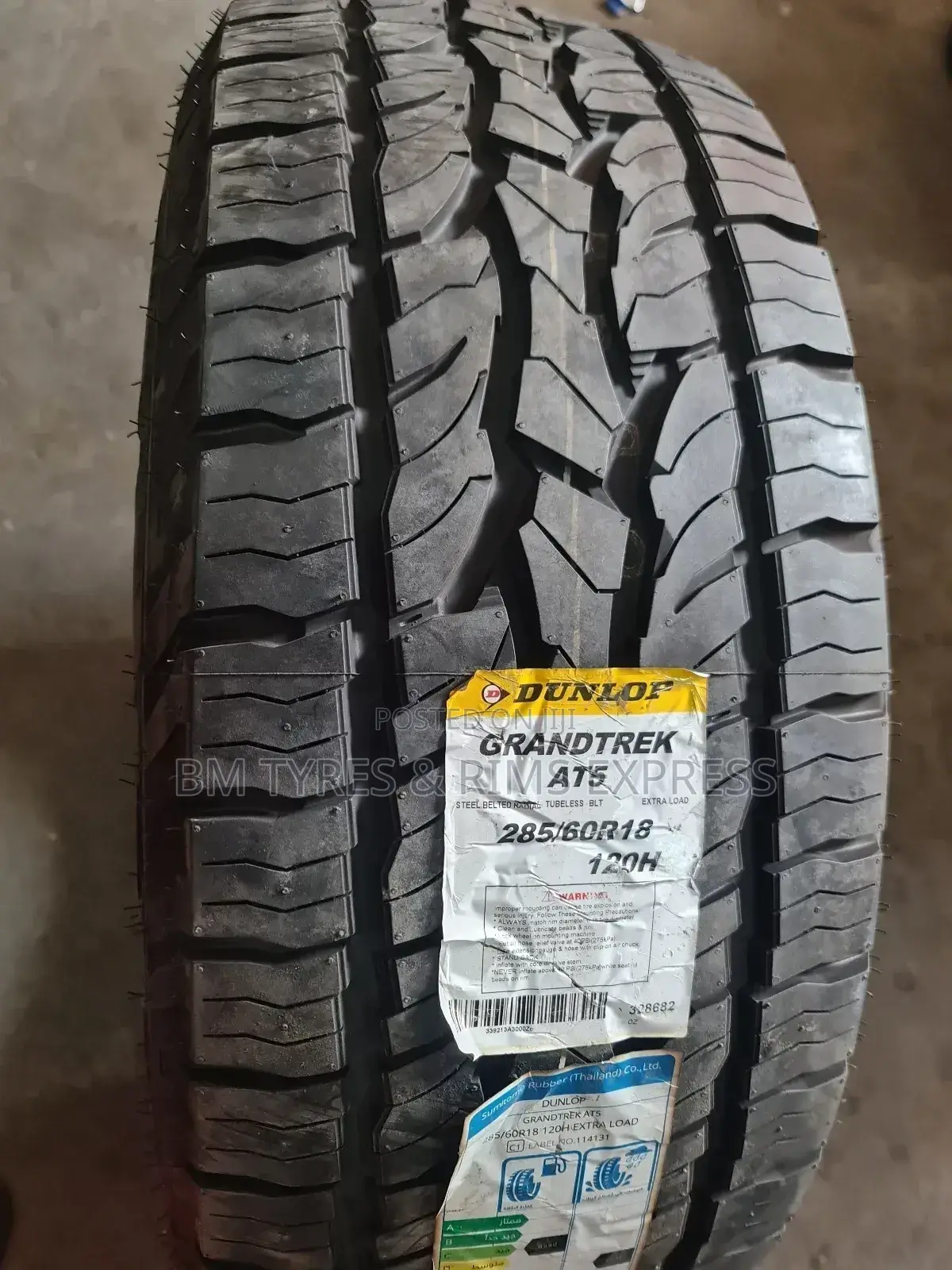 285 /60 R18 Dunlop Tyres (All Terrrain)